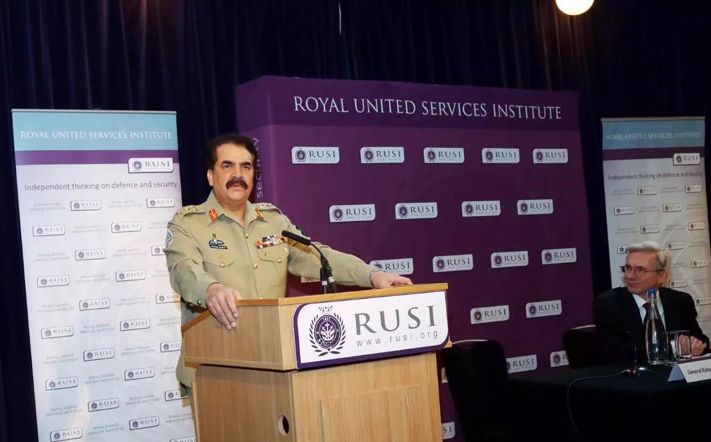 COAS Gen Raheel Sharif addressing at Royal United Services Institute