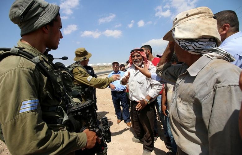 Palestinians from the northern West Bank village of Ein al-Beida staged a protest last week against an Israeli decision to cut off the water supply to their village for over a week.