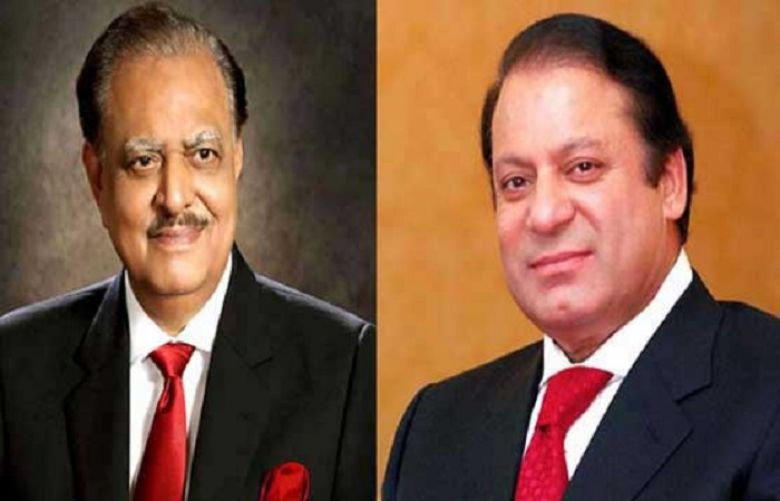 Prime Minister (PM) Nawaz Sharif and President Mamnoon Hussain
