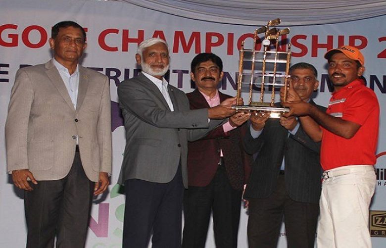 Muhammad Ashfaq clinches title of 22nd CNS open golf championship