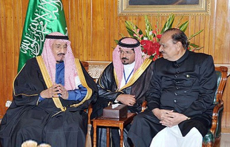 President Mamoon Hussain held a meeting with Saudi King Salman Bin Abdul Aziz