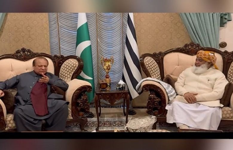 PML-N hopeful of positive outcome after Nawaz Sharif meets Fazlur Rehman
