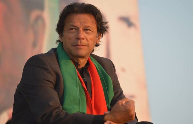 Pakistan Tehreek-e-Insaf (PTI) Chairman Imran Khan 