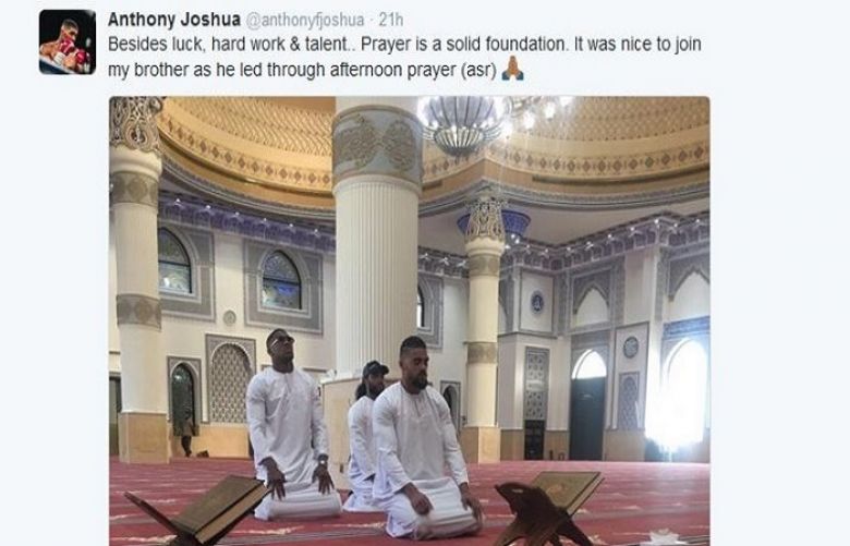 Anthony Joshua has previously said he does not follow any religion, but has an interest in them.