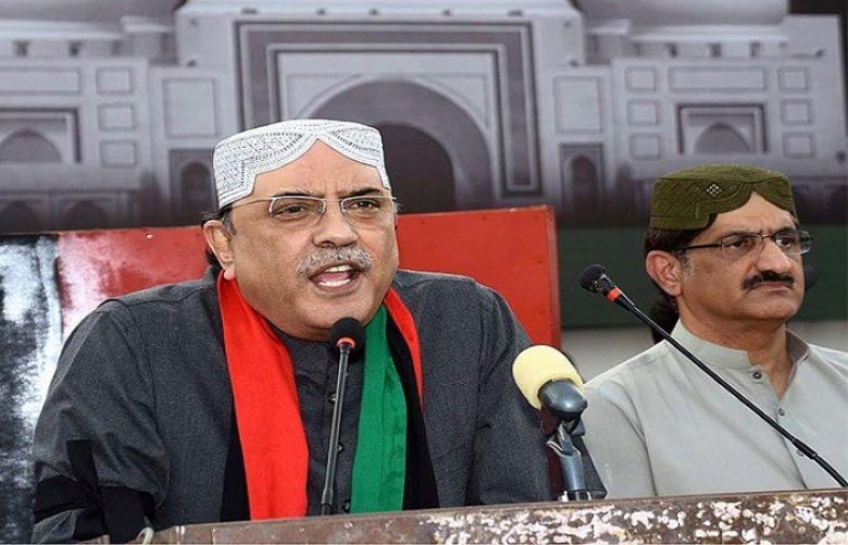 Pakistan Peoples Party co-chairman Asif Ali Zardari 