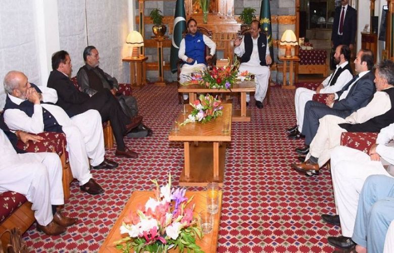 President Mamnoon Hussain has arrived in Gilgit-Baltistan on a four-day visit.