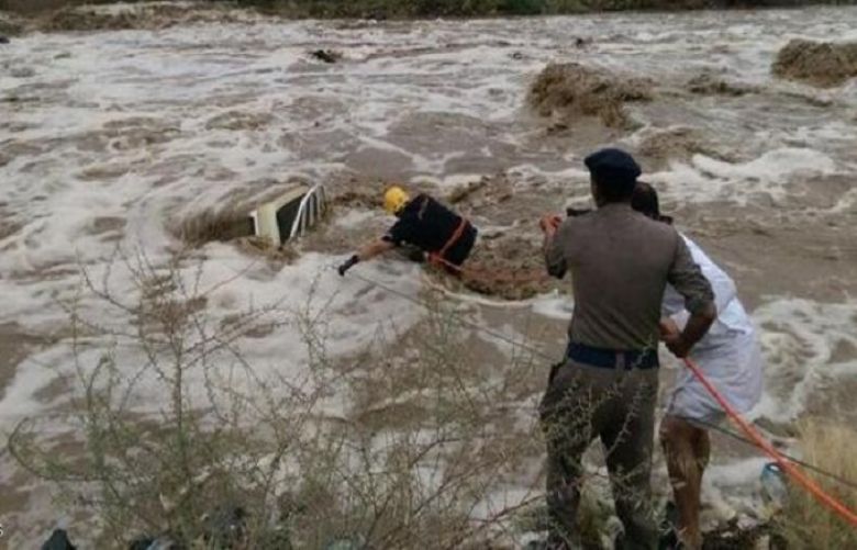 Scattered heavy rainfall that caused flash floods over the weekend in the northern emirates and in some parts of Saudi Arabia