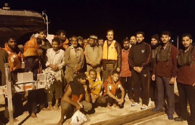 Pakistan Navy rescues 18 fishermen near Ormara coast
