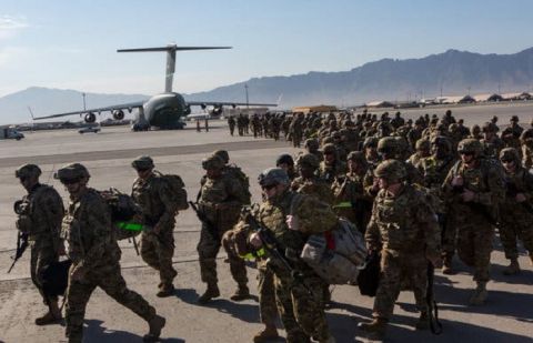 US, NATO forces leave Afghanistan's largest air base