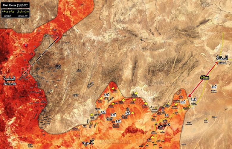 Battle for central Syria intensifies as the Syrian Army advances toward Deir Ezzor