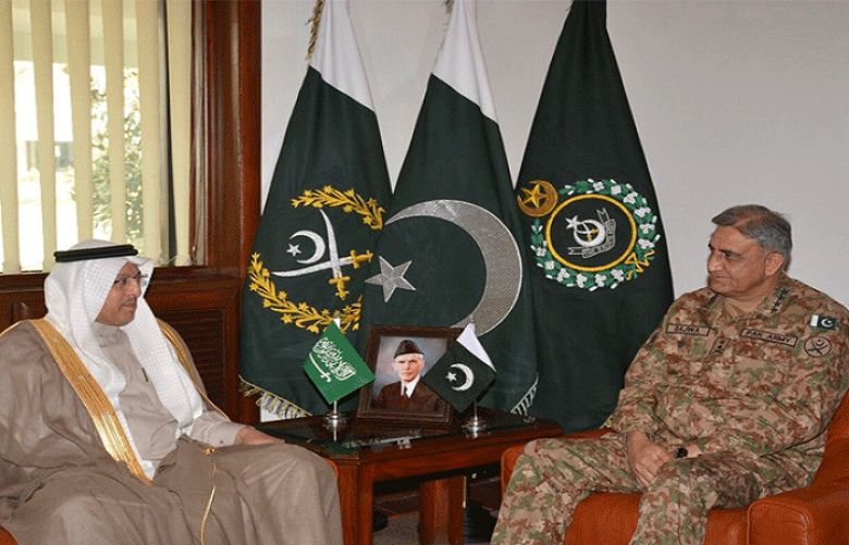 Gen Bajwa and Saudi Arabia to Pakistan, Abdullah Mar­zouk Al-Zahrani