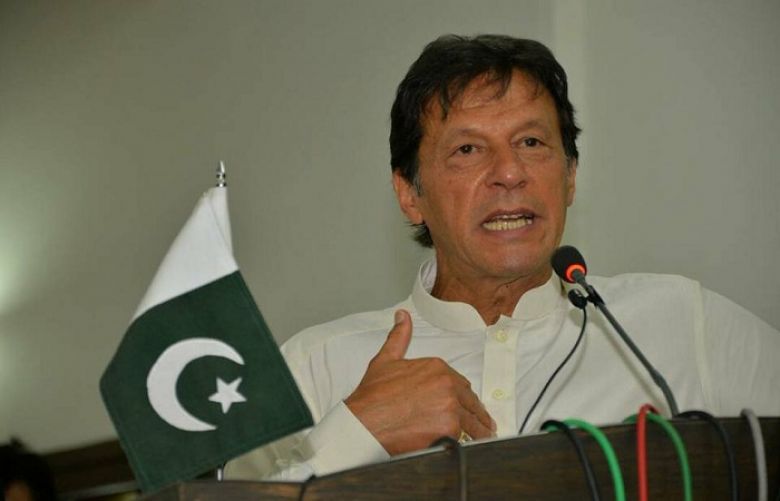 Pakistan Tehreek-e-Insaf chairman Imran Khan 