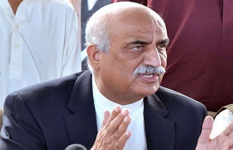 Opposition Leader Khursheed Shah