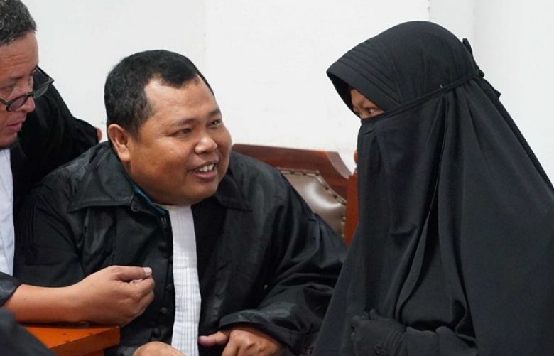 Indonesian woman sentenced to seven-and-a-half years in prison for suicide bomb plot