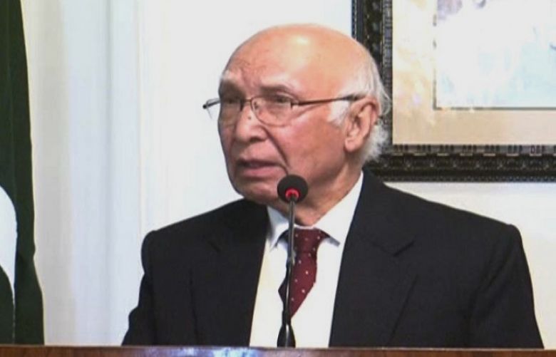 Prime Minister s Adviser on Foreign Affairs Sartaj Aziz