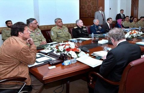 Prime Minister Imran Khan is chairing an important meeting in the wake of India's violation of the LoC
