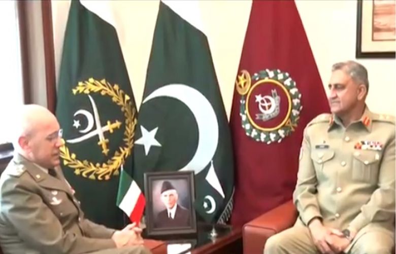 Italian Chief of Army Staff calls on Gen Qamar Javed Bajwa