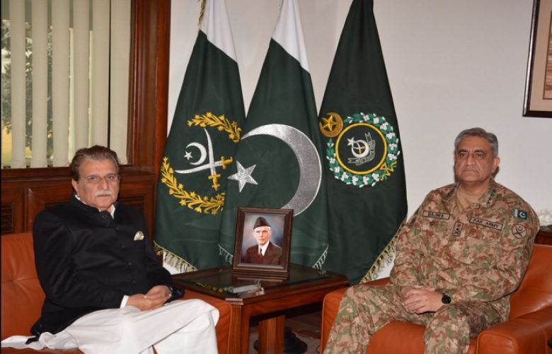 Army Chief meets AJK PM to discuss security situation