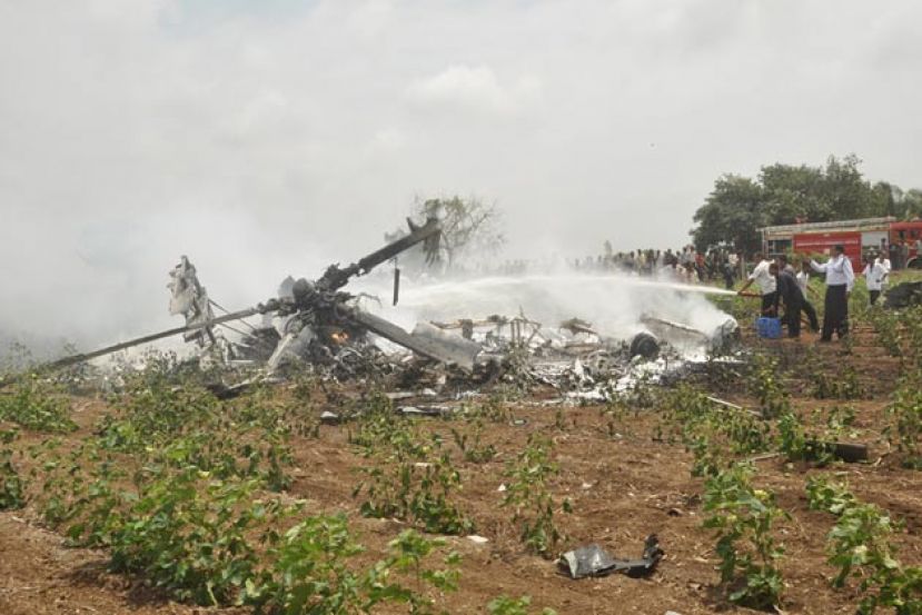 Indian Air Force Helicopter Crash Kills 7 on Board