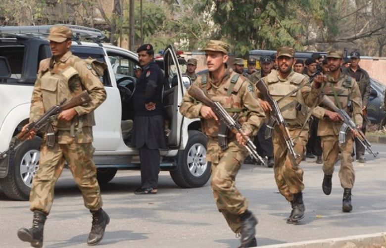 Security forces and Pakistan Army conducted a combing operation on Friday in Mardan.