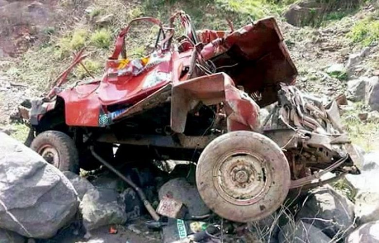 Seven women killed as jeep plunges into ravine in Haveli district of AJK