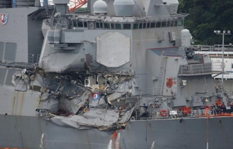 Bodies of missing sailors found in flooded compartments of US destroyer