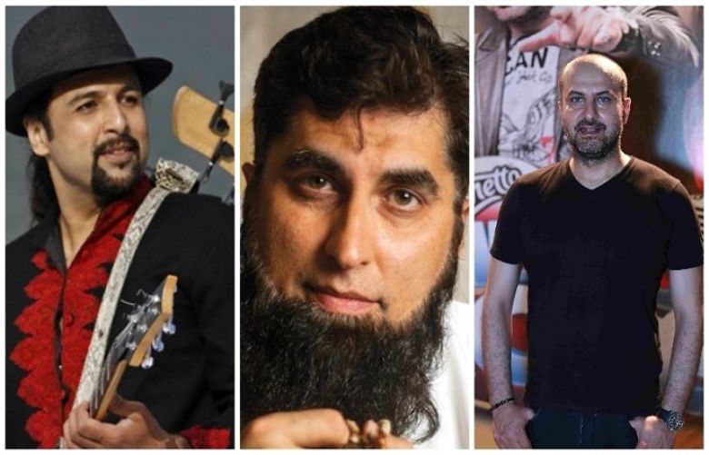 From left to right: Salman Ahmed, Junaid Jamshed and Shahi Hasan.