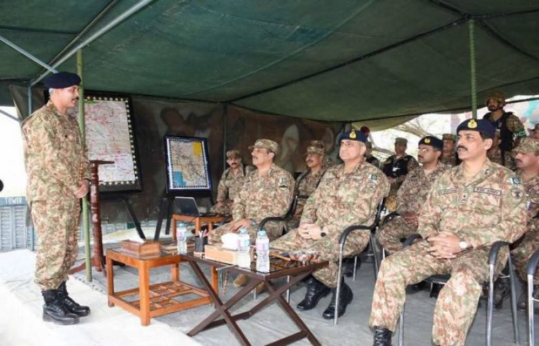 General Qamar Javed Bajwa visited troops on Line of Control