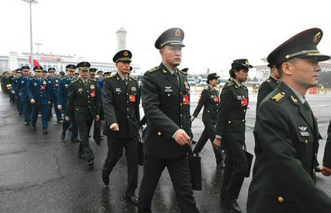 Chinese military delegation
