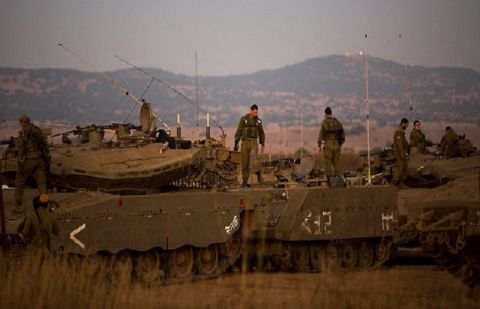 Israeli military launches fresh attack against Syrian Army troops in the Golan Heights