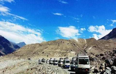 After 3 days of efforts, KKH opened for all kinds of traffic