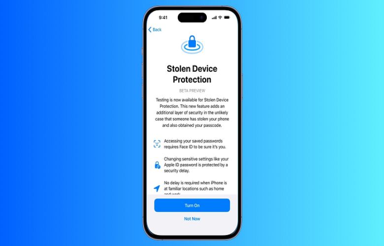 How to turn on iPhone stolen device protection