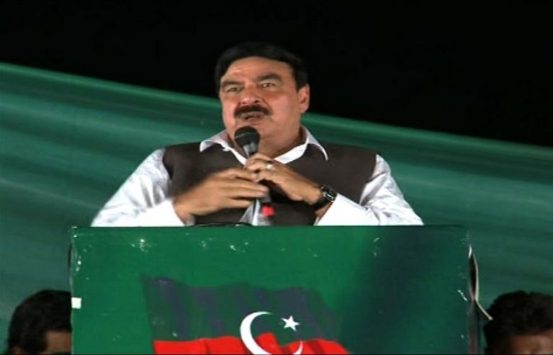 Awami Muslim League (AML) leader  Sheikh Rasheed asked the people of NA-122 to vote for Bat 