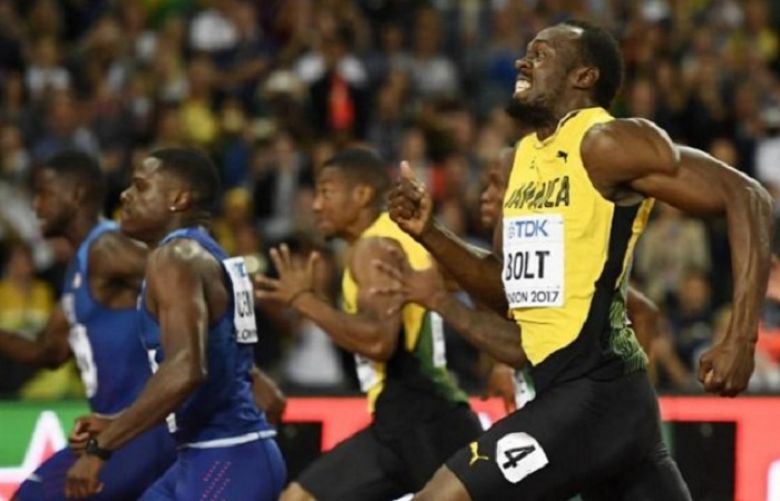 Gatlin stuns Bolt to win world title