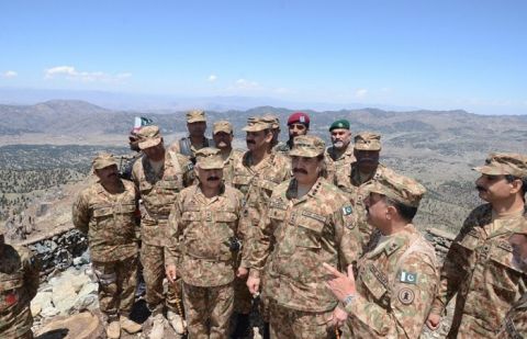 COAS General Raheel Sharif paid visit to South Waziristan