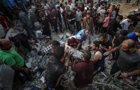 425 people martyred, over 650 injured in ongoing Israeli airstrikes on Gaza