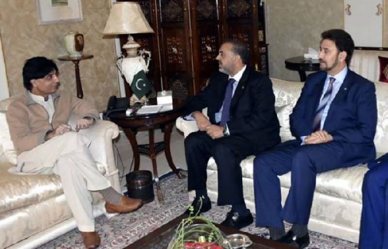 Ch. Nisar meets UK delegation