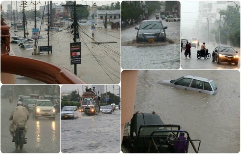 At least 14 dead as rain batters Karachi