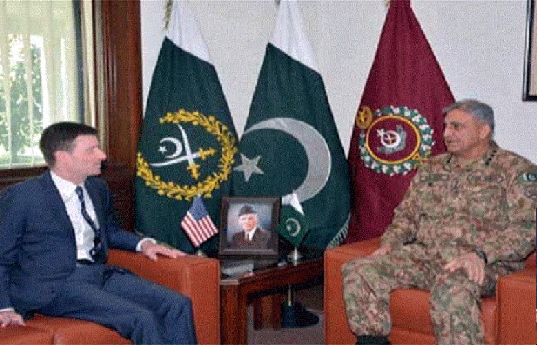 US Ambassador David Hale called on Army Chief General Qamar Javed Bajwa