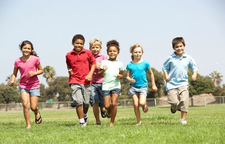 Children should get at least an hour of exercise a day.