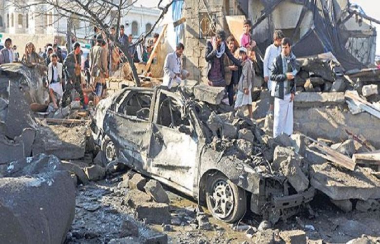 Saudi-led air strikes hit Yemen for fifth day 35 dead, 88 wounded