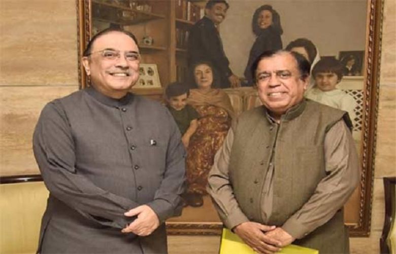  Asif Ali Zardari and Chaudhry Zaheer ud din