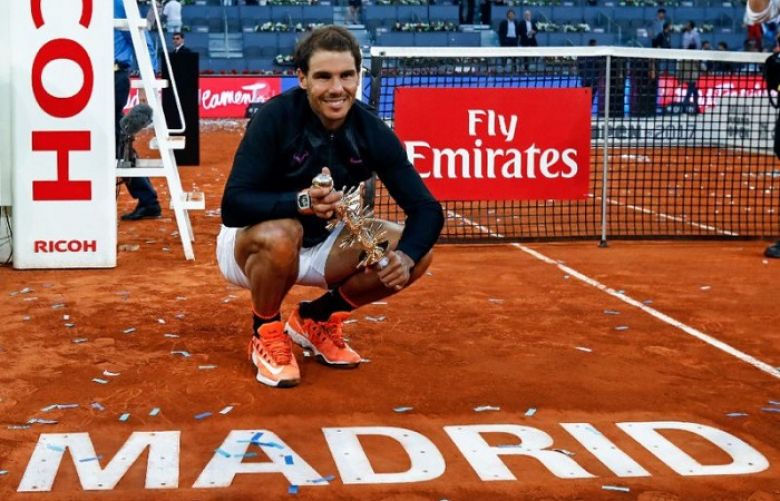 Tennis: Nadal edges out Thiem for fifth Madrid Masters