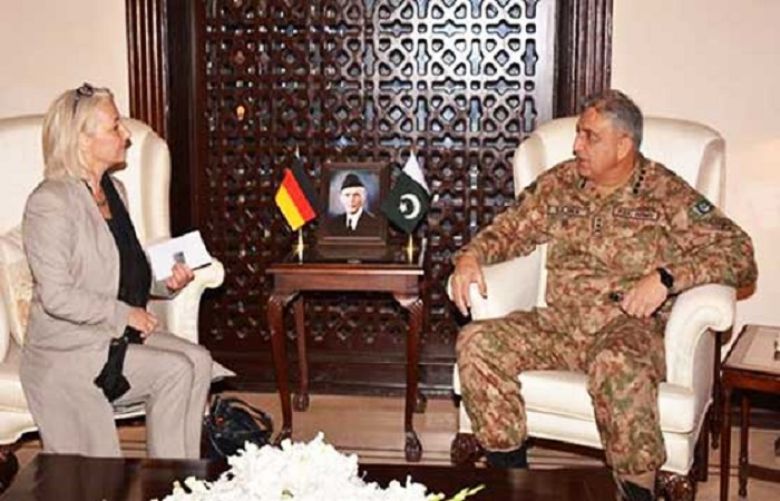 Ambassador Sabine Sparwasser and Army Chief General Qamar Javed Bajwa