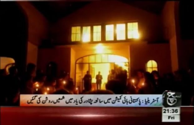 Peshawar Tragedy - Candle Vigil In Australia