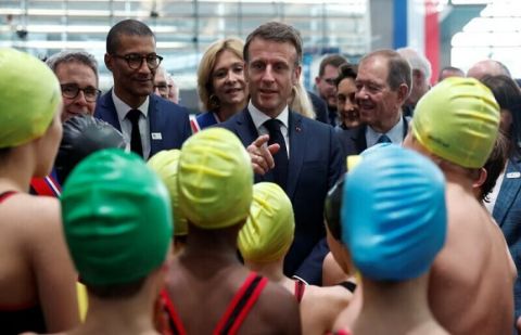 Macron says he has no doubt Russia will target Paris Olympics