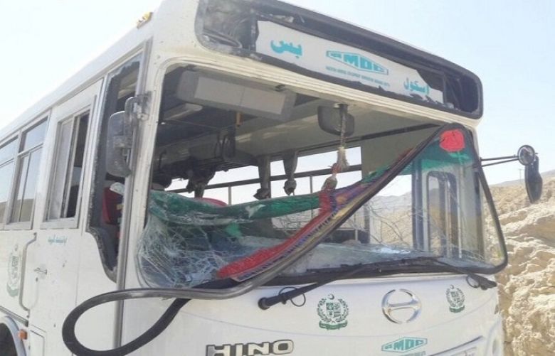 Roadside blast damages government bus in Quetta