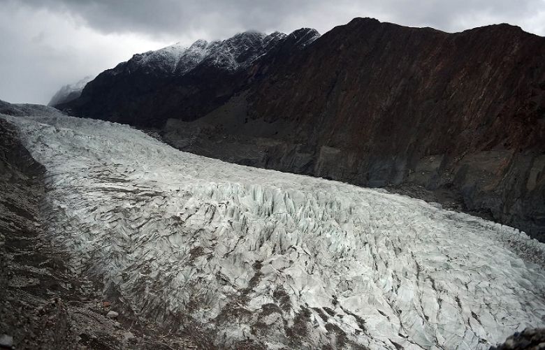 A general view of Passu glacier is seen in Pakistan&#039;s Gojal Valley.