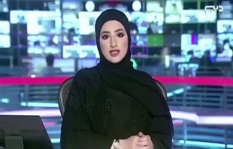 The Dubai TV presenter claimed protesters in Doha were teargassed, a report dismissed by Qatar as &#039;fake news&#039;.