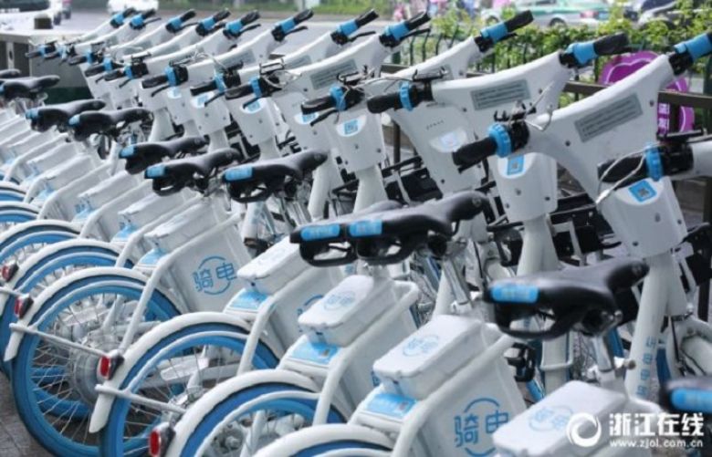 Shared electric bikes have been banned in Hangzhou.